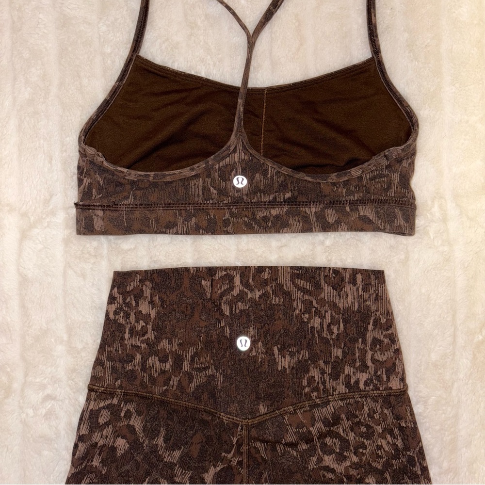 lululemon truleopard set